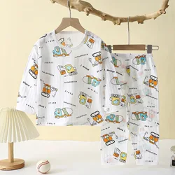 Pijama infantil de algodón suave – Manga larga para niños