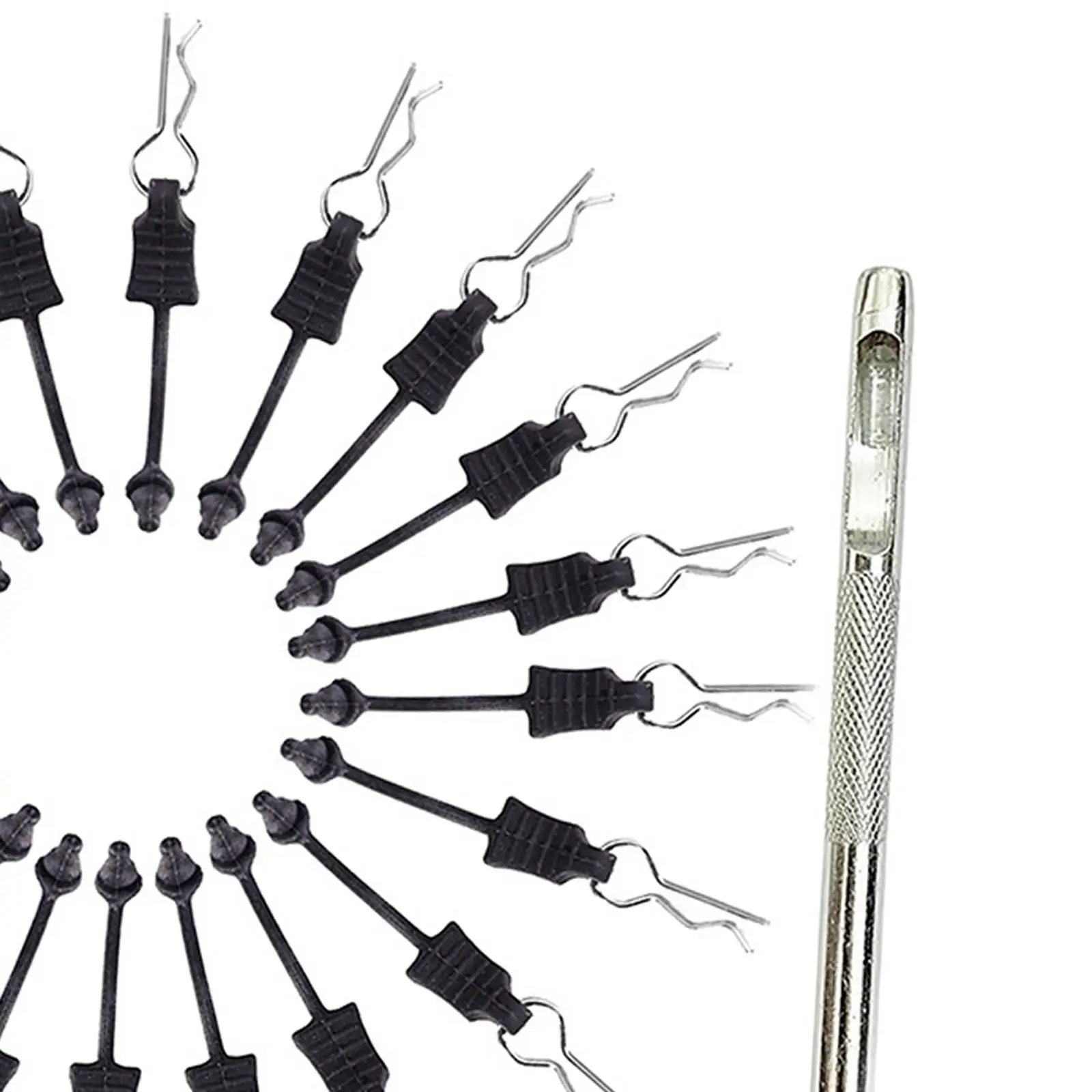 RC Car Body Clip Kit High-strength 4 Pieces/20 Pieces RC Car Accessories R‐Shape Shell Clips for 1/12 1/14 1/16 RC Cars Hobbyist RC Car Body Clip Kit High-strength 4 Pieces/20 Pieces RC Car Accessories R‐Shape Shell Clips for 1/12 1/14 1/16 RC Cars Hobbyist