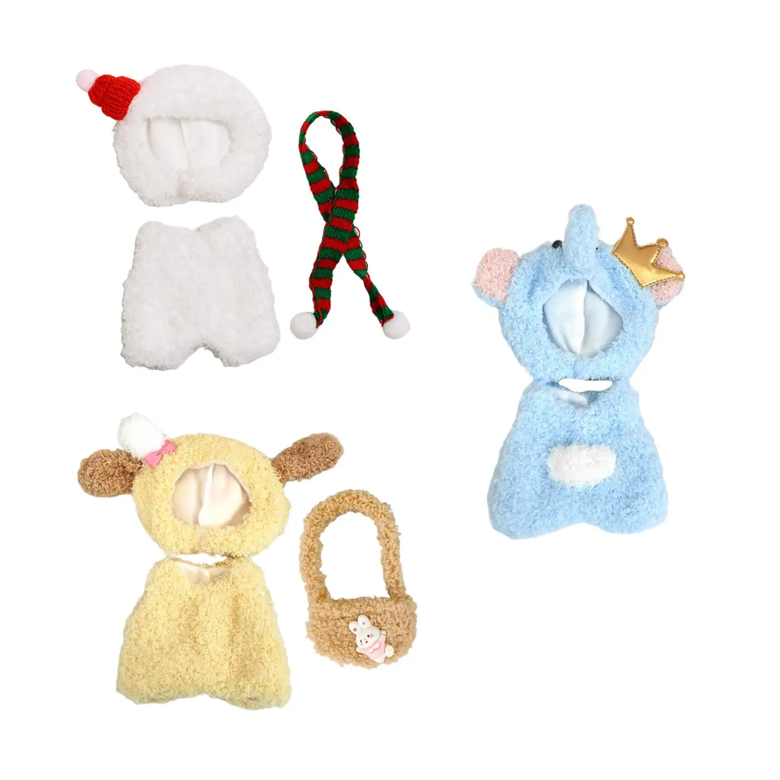 Doll Clothes Fashion Kids Gift Soft Cute Doll Clothes Suit for 6.69inch Doll