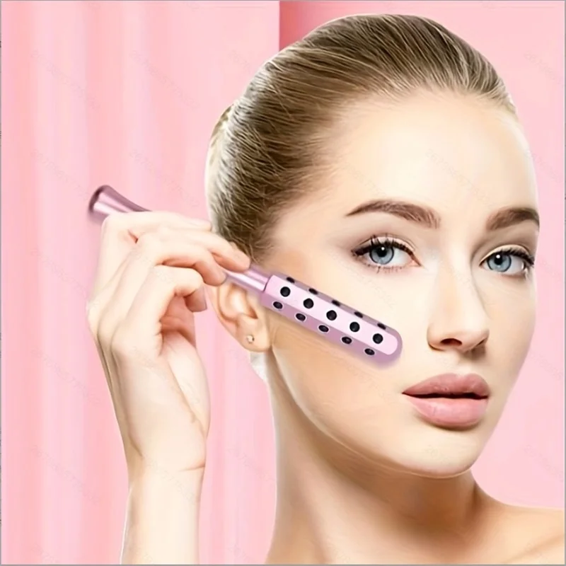 Varita de belleza Germanlum, masajeador con rodillo de elevación y masaje Faclal, herramienta de masaje Faclal de piedra de cuarzo no eléctrica, amigable