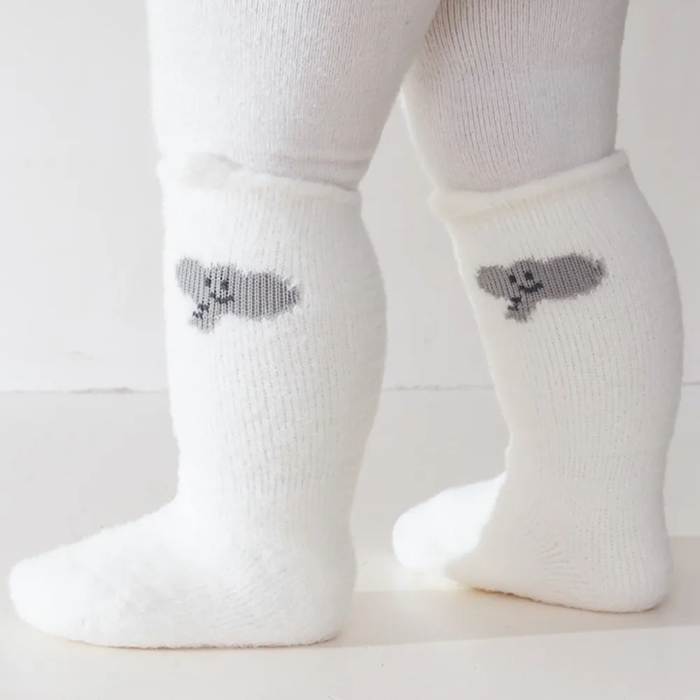 2 pares de nuevos calcetines bonitos de animales de terciopelo Coral calcetines cálidos transpirables de invierno calzado térmico grueso temporada de invierno - imagen 5