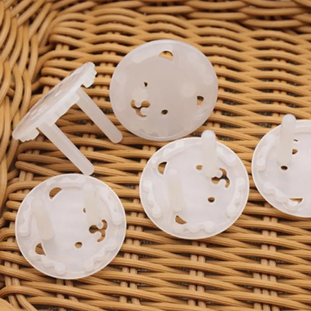 20 piezas cubiertas de salida de seguridad para niños Protector de enchufe de pared a prueba de bebés protectores de enchufe de seguridad eléctricos antieléctricos - imagen 3