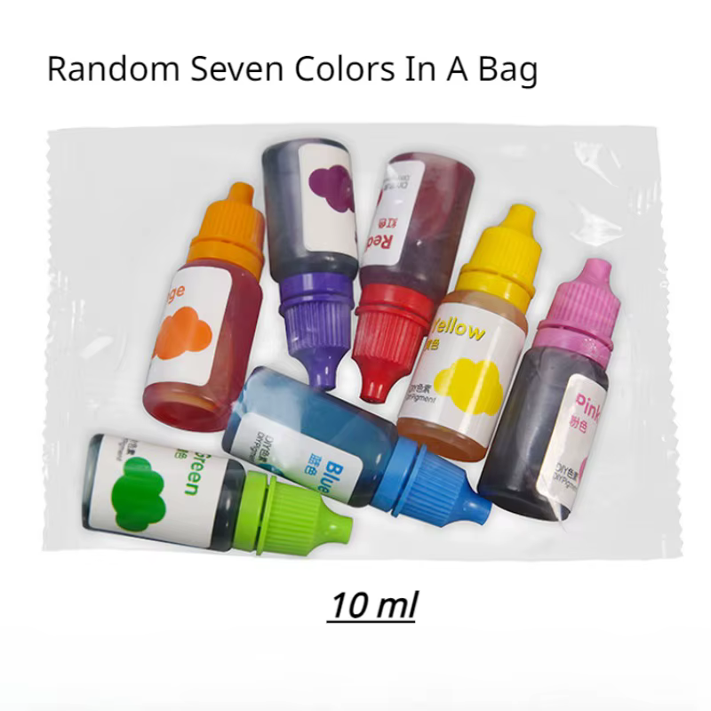 Kit de experimentos científicos con colorantes para niños