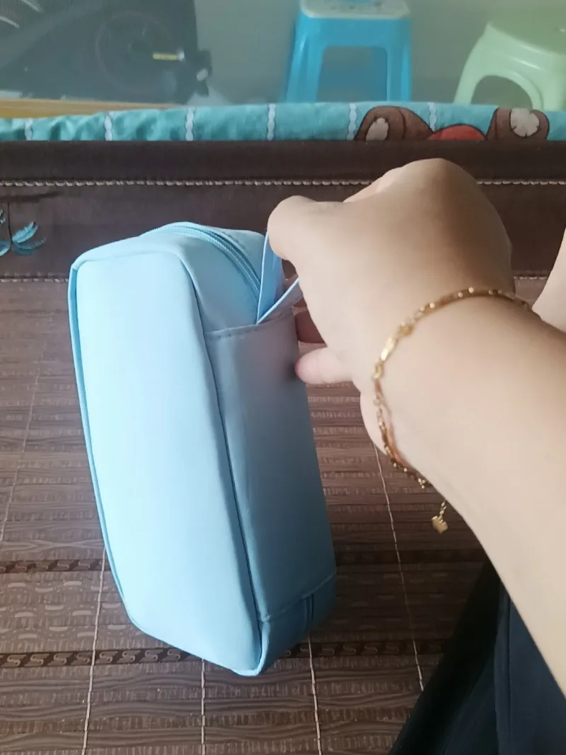 Bolsa de lápices de gran capacidad, estuche de lápices para escuela secundaria de papelería para niños, bolsa de papelería de Color sólido Simple para volver a la escuela - imagen 4