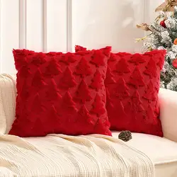 Funda almohada navideña infantil poliéster para coche y cama
