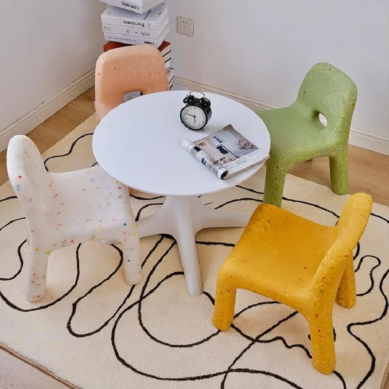LazyChild Taburete infantil con respaldo compacto para niños - imagen 2