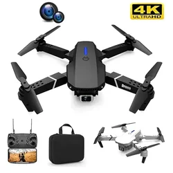 Dron E88Pro RC 4K para niños - Cámara HD, plegable, WiFi FPV educativo
