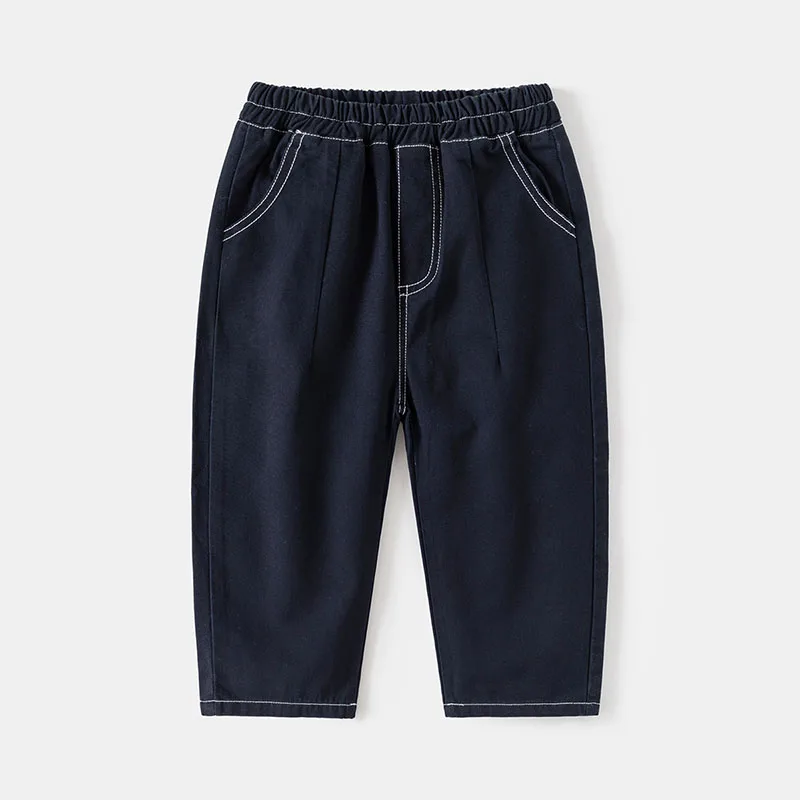Milangel Pantalones informales para niños – Sólidos y sueltos de otoño - imagen 2