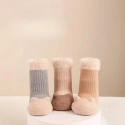 Calcetines antideslizantes gruesos para niños 1-5 años - Invierno