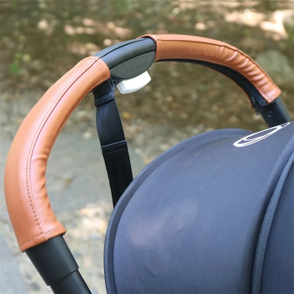 Funda de piel para barra de cochecito Bugaboo – Protector con cremallera