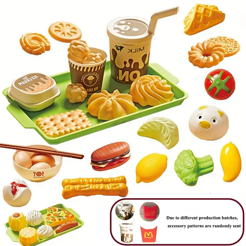 Juguete de cocina mini para niños: set comida - regalo educativo