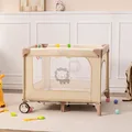 Khaki  square bed