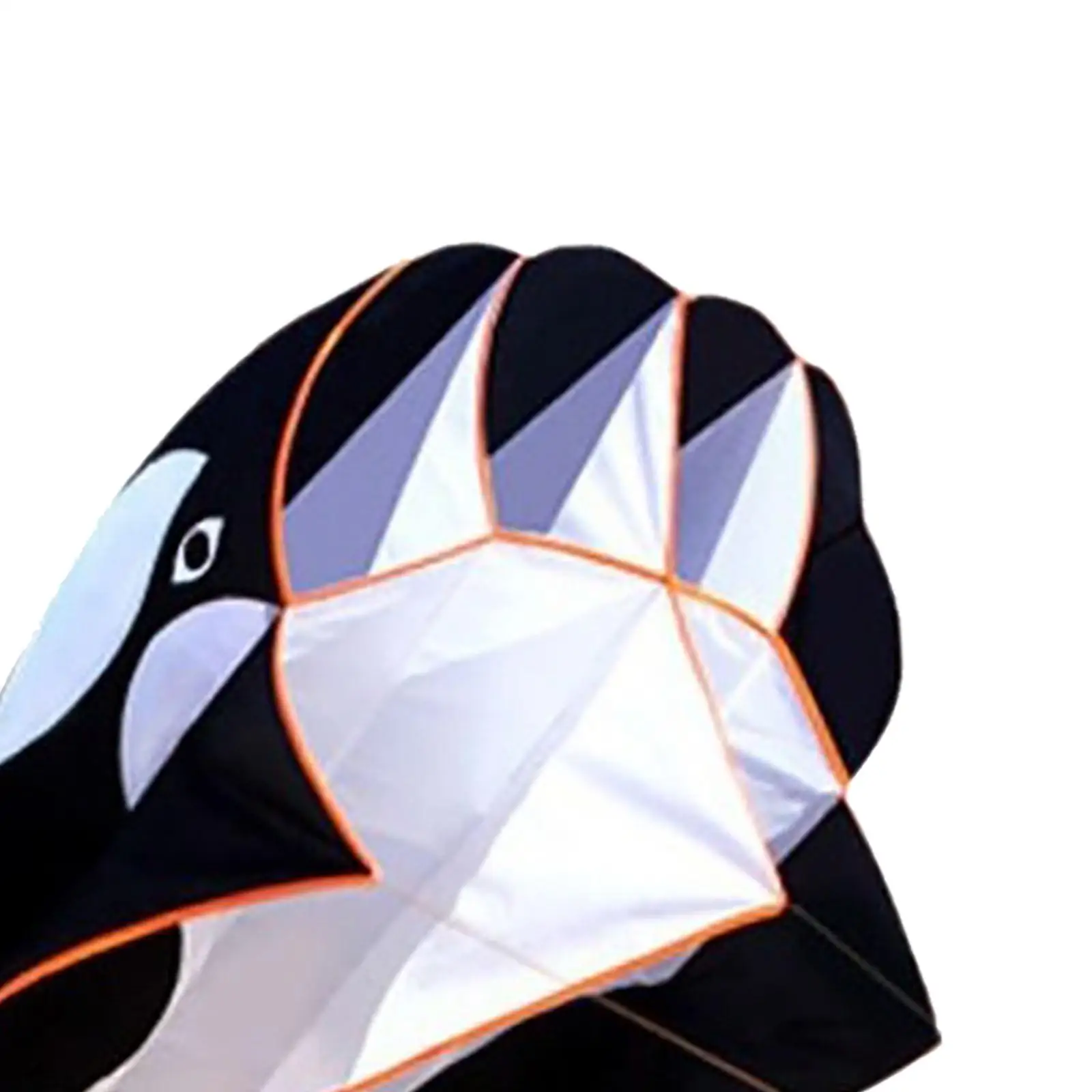 3D Dolphin Kite Soft Fly with Kites String Soar Cartoon Beach Kite Whale Kites for Beach Sports Activities Trip Outdoor