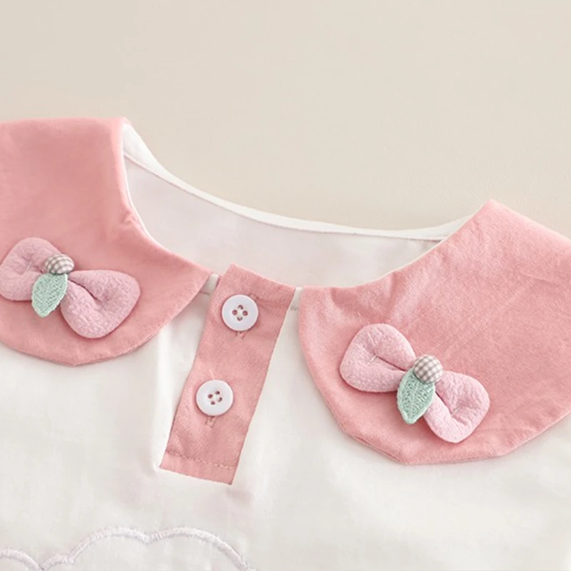 Nueva ropa de verano para niñas, traje para niños, camiseta de manga corta, pantalones cortos, 2 unids/set, ropa para niños, disfraz informal de dibujos animados para niños - imagen 5