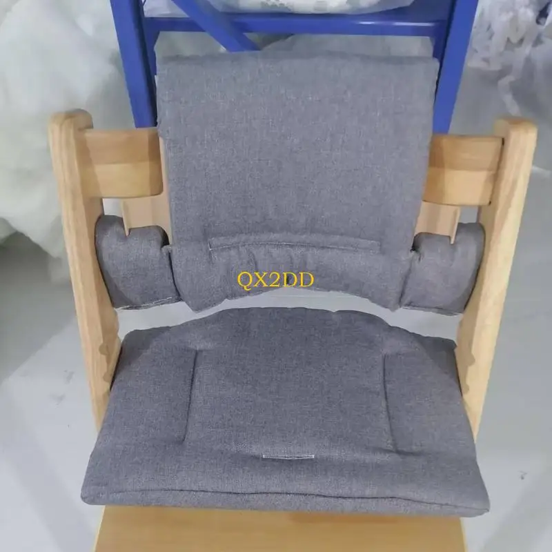 QX2D Cojín para silla comedor para bebé, cómoda funda para asiento silla alimentación para niños pequeños - imagen 3
