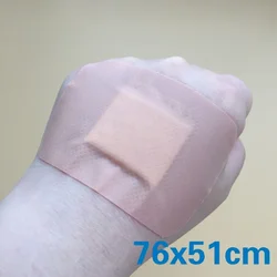Banda grande de ayuda para vendaje de heridas en la piel para mujeres y niñas, parche de talón de 76x51mm, cinta adhesiva de yeso impermeable, 50 unids/set