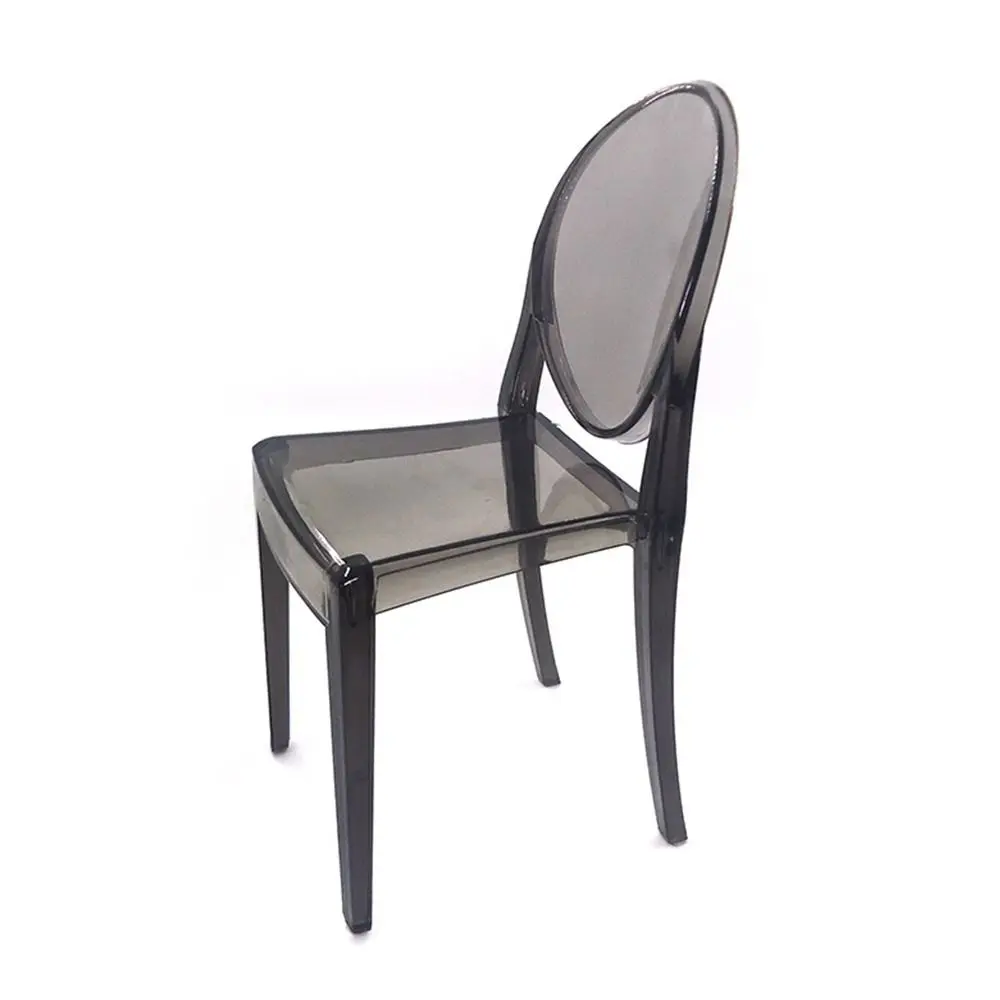 Minisilla en miniatura para casa de muñecas, silla de plástico transparente, decoración de muebles, accesorios en miniatura, 1 unidad, 1/6 - imagen 5