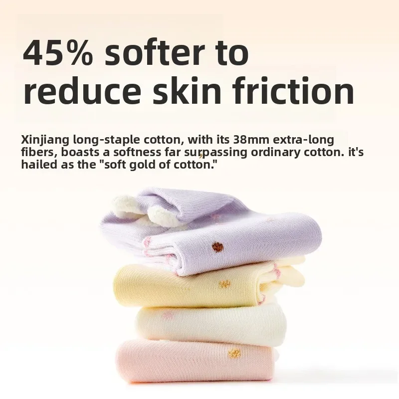 Calcetines de algodón a media pantorrilla para bebé, diseño sin costuras, suaves y transpirables, esenciales para primavera, otoño e invierno - imagen 3