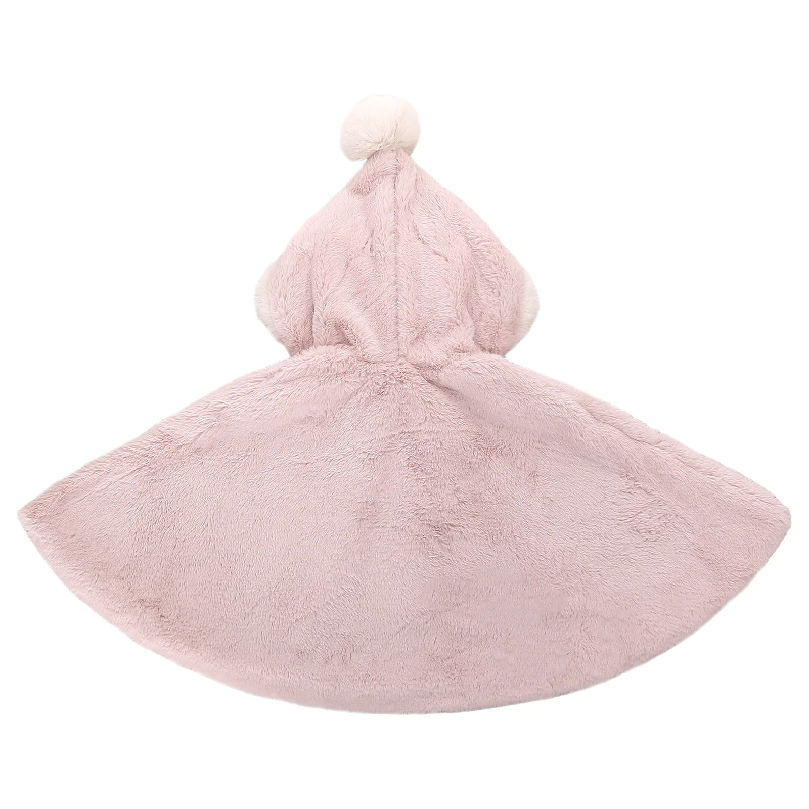 Capa de pelo sintético con capucha – Abrigo de fiesta para niñas - imagen 3