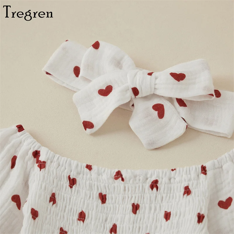 Tregren-Pelele bebé niña San Valentín corazón manga larga - imagen 4