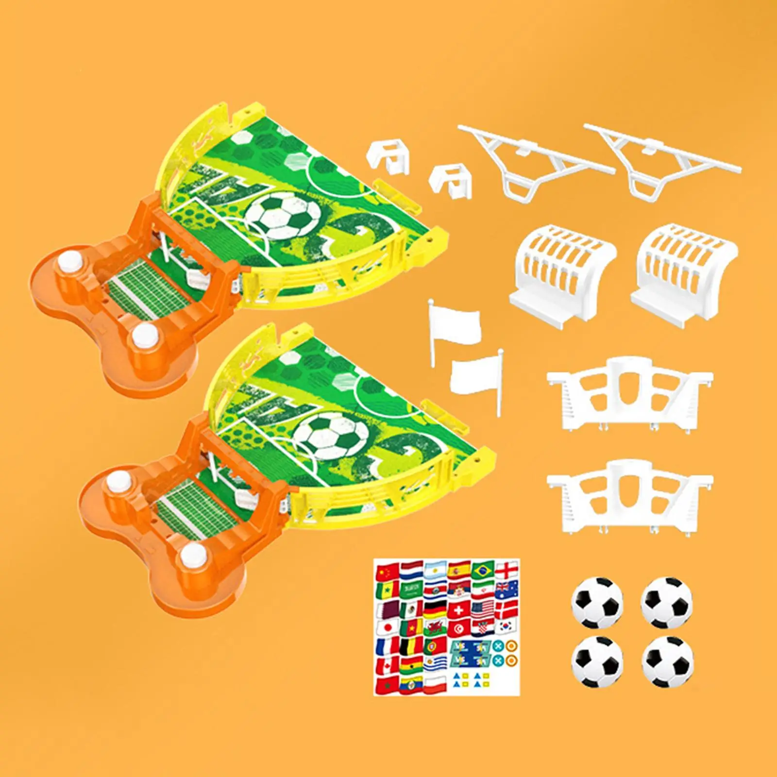 Mini Table Soccer Game Tabletop Football Game Toy for Family Game Boys Girls