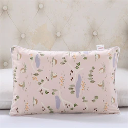 Funda de almohada infantil de algodón con estampados animados