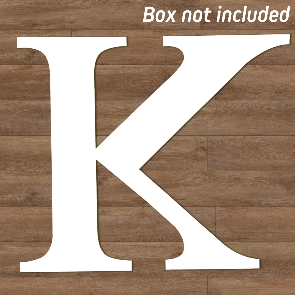 only Letter K No Box