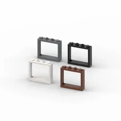 Ventana 1x4x3 para MOC 60594 - 20 piezas compatibles con bloques