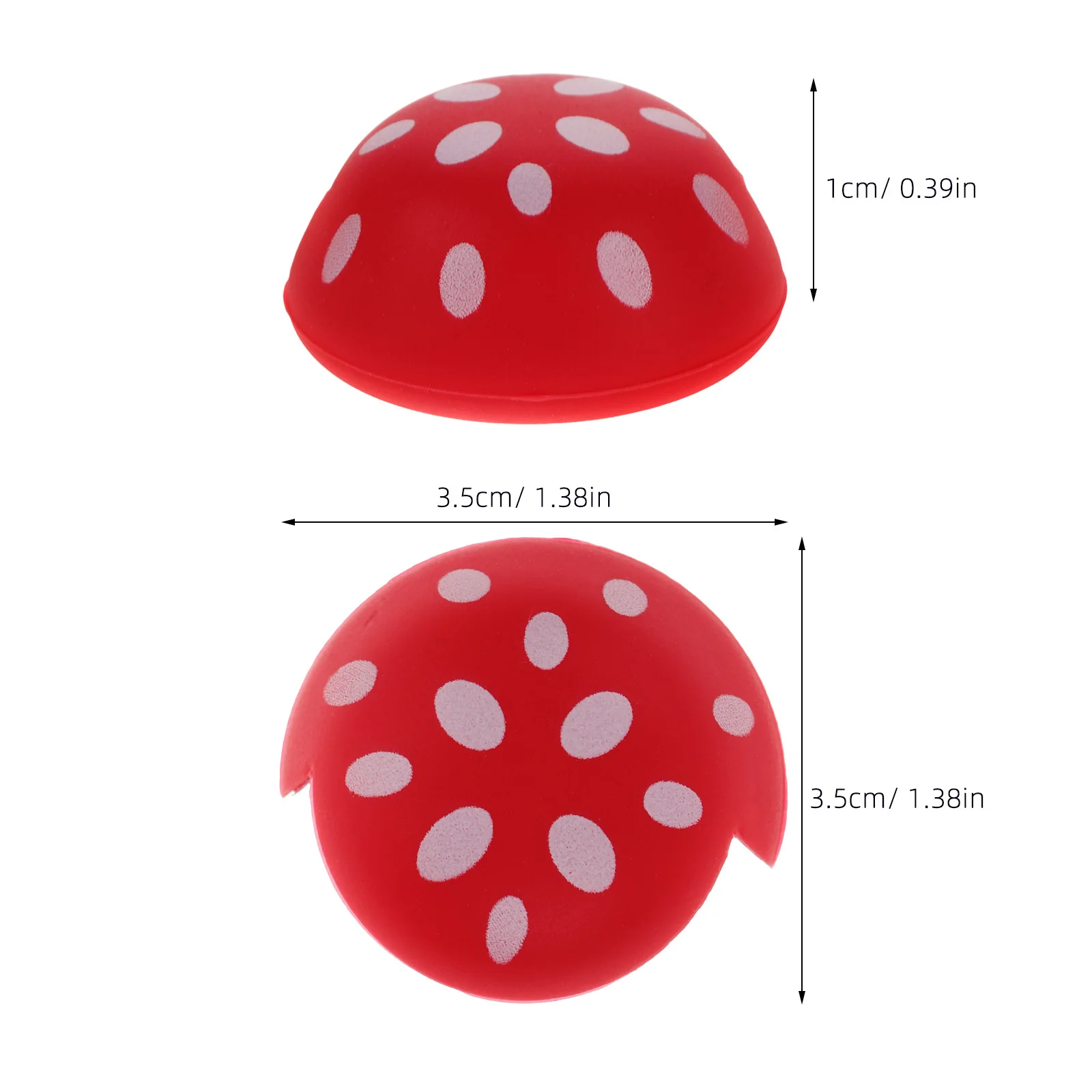 Protectores de esquina de silicona para niños, protectores de seguridad a prueba de bebés, cubiertas de esquina de mesa con diseño de setas gruesas, muebles para niños, 3 uds. - imagen 2