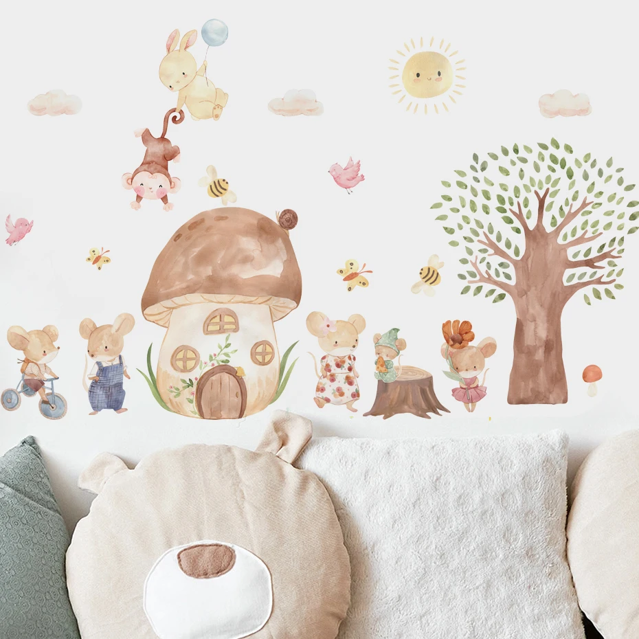 Pegatinas de pared animales para habitación infantil – Eco diseño - imagen 2