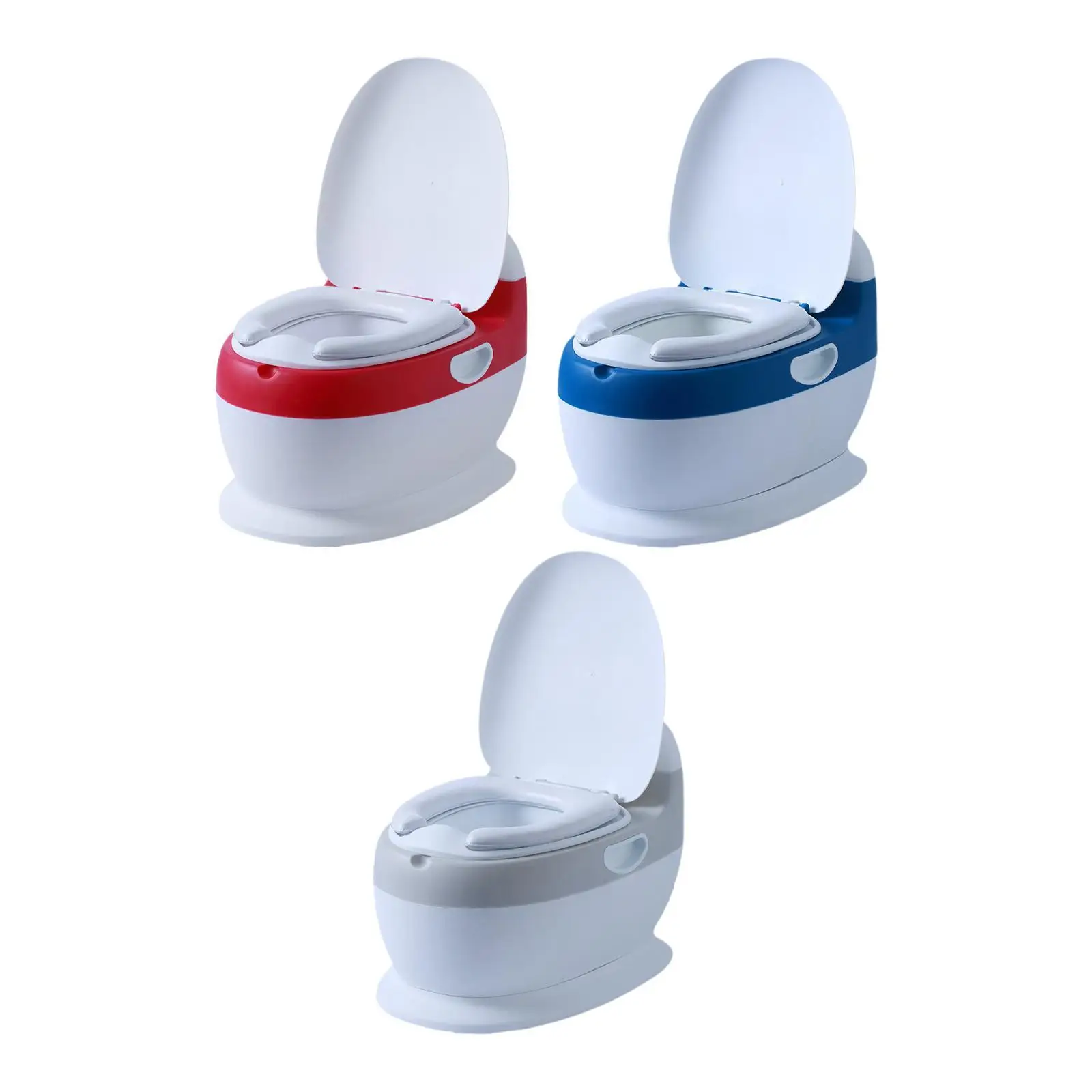 Inodoro infantil compacto con asiento cómodo para niños y niñas - imagen 5