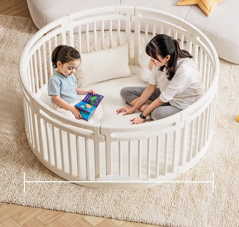 Parque infantil lavable con colchoneta de seguridad para bebés - imagen 3