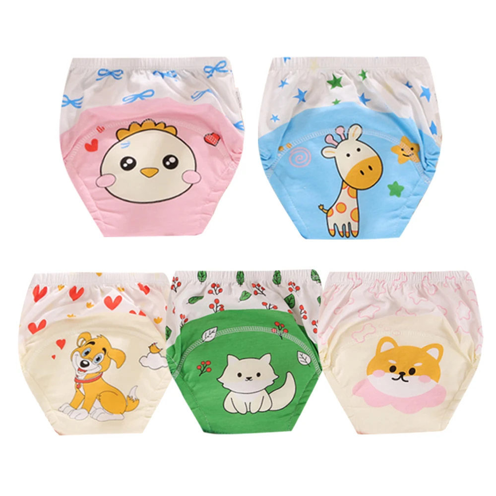 Pantalones impermeables de aprendizaje orinal para bebé con estampados - imagen 3