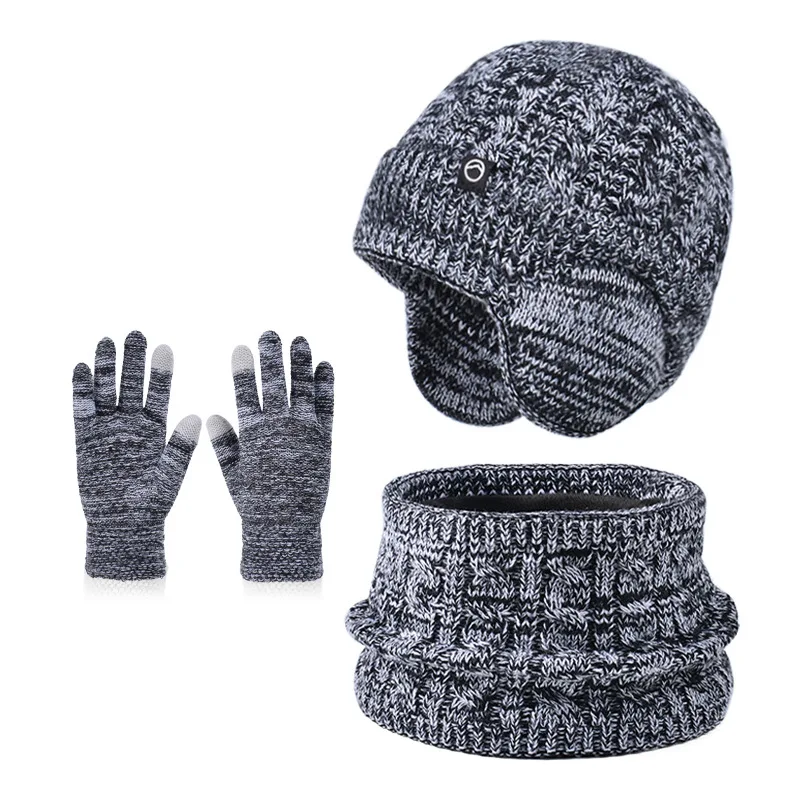 Conjunto de invierno infantil: gorro, bufanda y guantes exteriores - imagen 2
