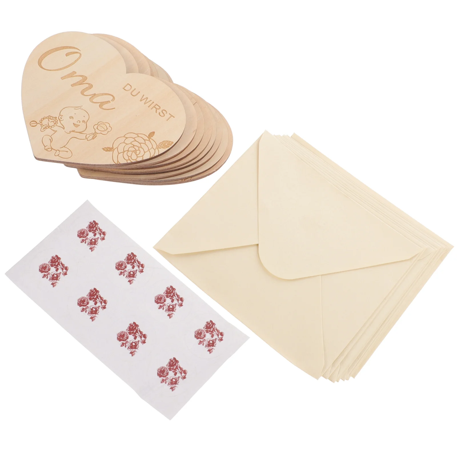 Juego de tarjetas de hito para bebé, Material de madera de primera calidad, portátil, ligero, seguro, registro de crecimiento mensual, hito para bebé, 1 Juego - imagen 3