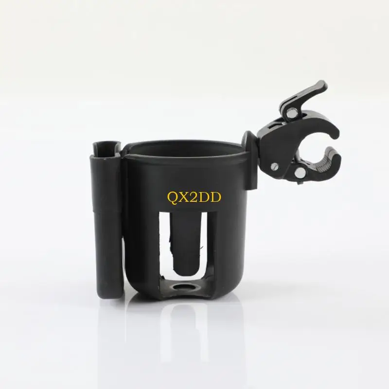 QX2D-soporte giratorio para cochecitos, organizador bebidas, accesorio para cochecito, soporte para taza con diseño a presión - imagen 5
