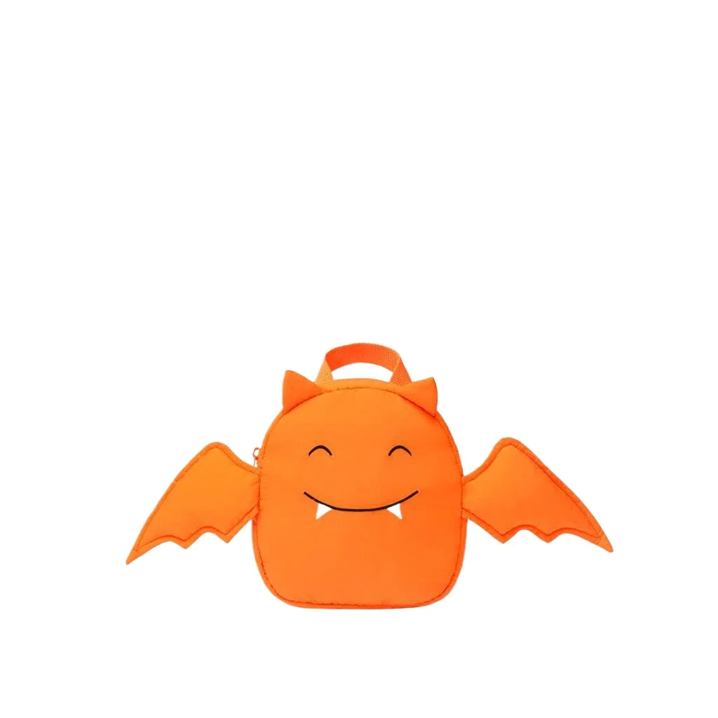 Mochila de Halloween para niños, bolso escolar de dibujos animados naranja, mochila escolar ligera para niñas, bolsa de hombros pequeña Linda para niños - imagen 5