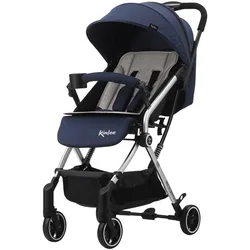 Coche ligero pliable con capota alta 4 ruedas niño