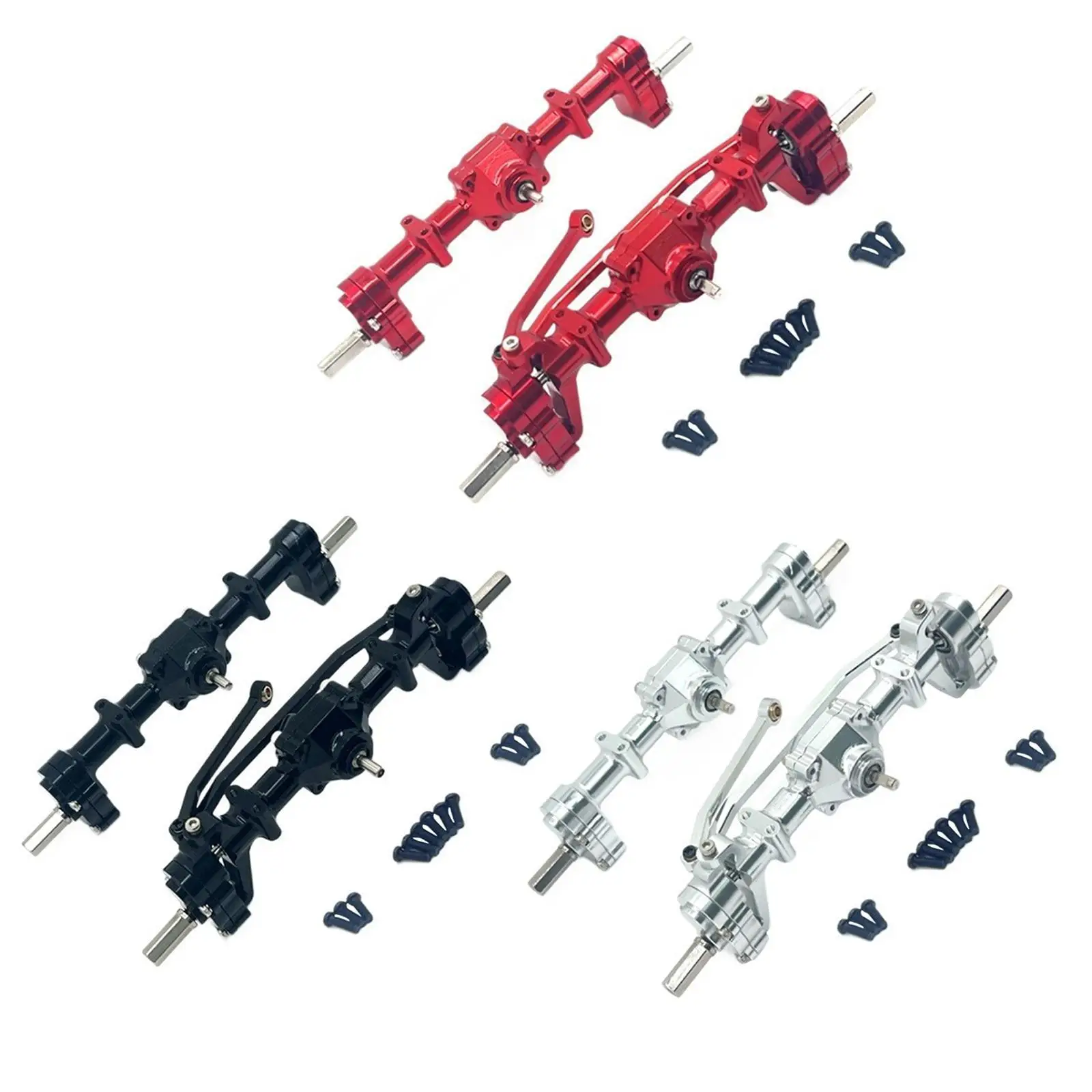 1/16 RC Car Front and Rear Axle Modification Aluminum Alloy for C14 B14 B24