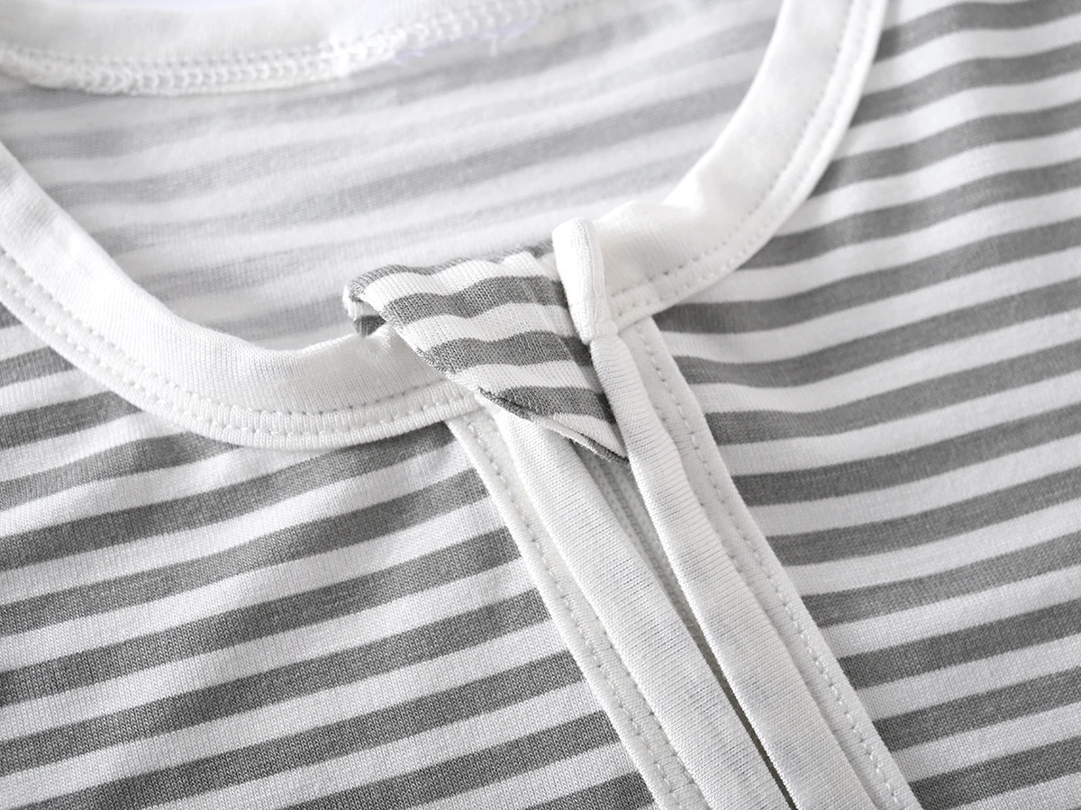 Somenie-Body de manga larga para bebé, ropa para niños y niñas, mono plegable con cremallera, pelele para bebé, ropa de casa de 1-3-6-9M - imagen 5