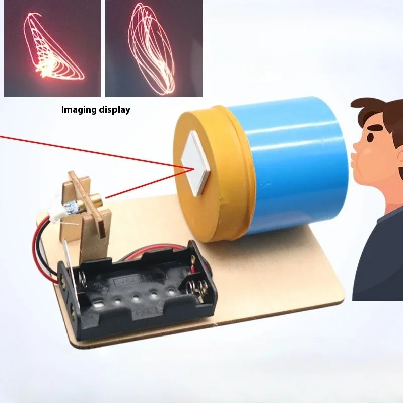 Dispositivo de imagen acústica DIY, tecnología de experimentos científicos divertidos, producción pequeña, modelos ensamblados a mano, accesorios de experimentos de enseñanza - imagen 2