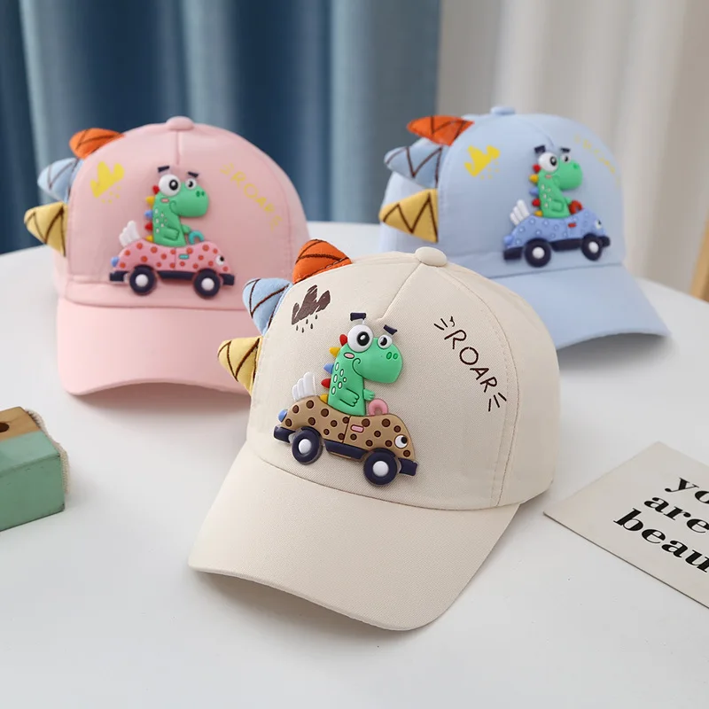 Gorra de béisbol con dibujos animados para niños y niñas, gorro de sol ajustable, protector solar, moda, primavera y verano - imagen 3