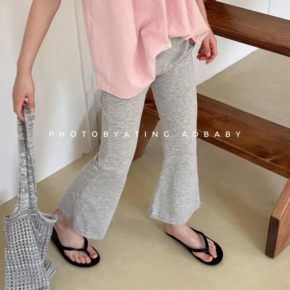 Leggings acampanados de verano para niña - cintura elástica suave - imagen 5