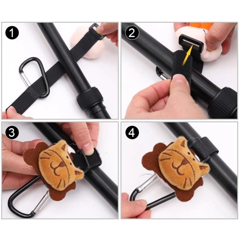 M76C Ganchos cochecito varios estilos para colgar cochecito Clip Correa ganchos cochecito bebé para bolsas bolsas - imagen 3