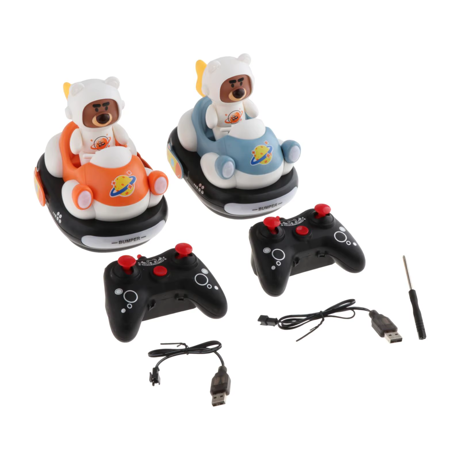 2Pcs Remote Control Cars RC Cars Set Party Favor with Light and Sound Cartoon RC 2Pcs Remote Control Cars RC Cars Set Party Favor with Light and Sound Cartoon RC