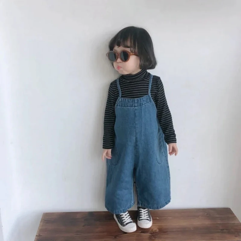 Mono vaquero de pierna ancha para niños – verano y otoño - imagen 5