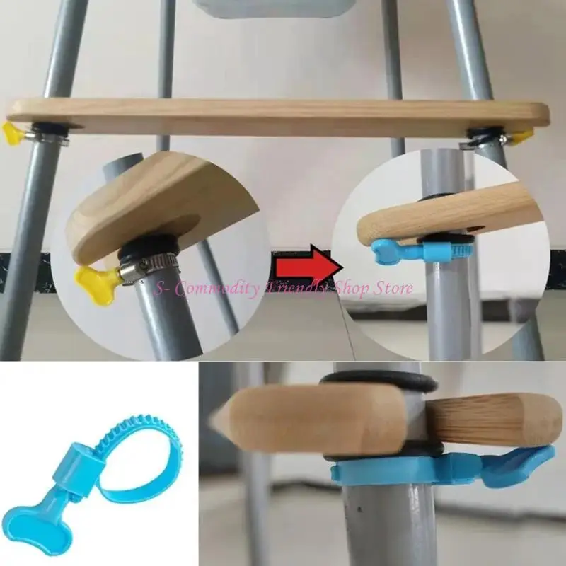 Pedal para trona para bebé 85AE con anillos reposapiés para trona para bebé ajustable - imagen 3