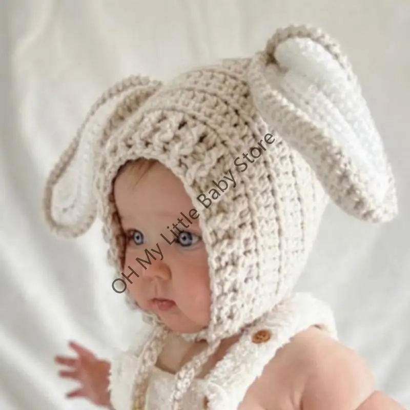 M76C Cartoon Animal Temas Temas Animales Capas Fotografía recién nacidos Lindas Oídos Bonnet