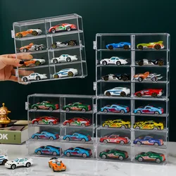 Vitrina transparente para colección de coches 1:64