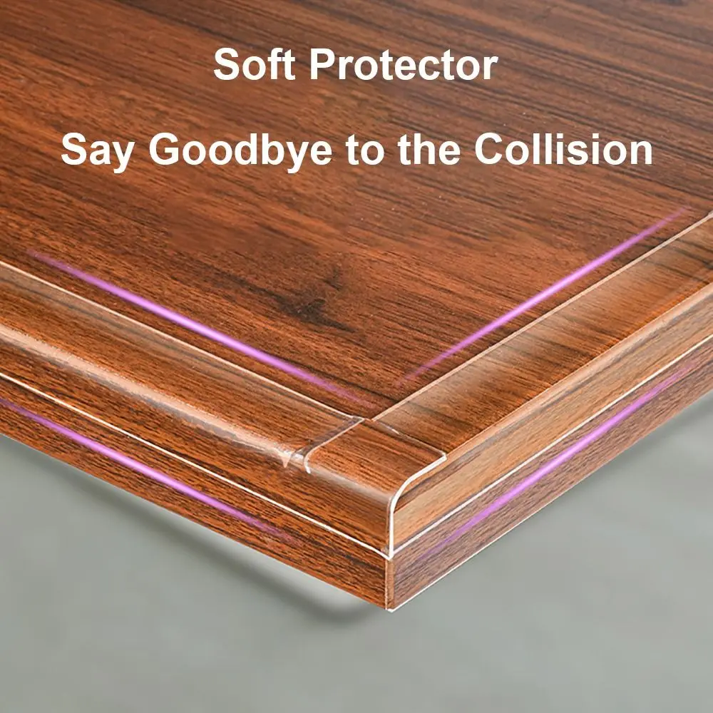 Tira protectora esquinas muebles bebé – Adhesiva transparente y suave - imagen 2